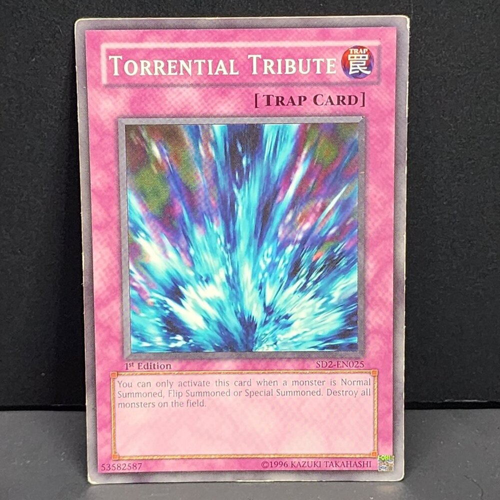 Yu-Gi-Oh! TCG: Torrential Tribute SD2-EN025 Common 1st Edition Card